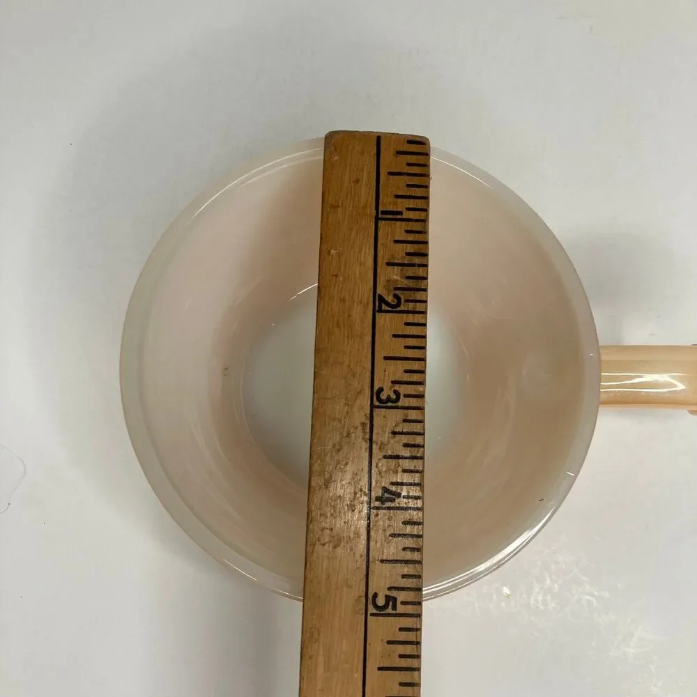 Vintage Fire King Soup Bowl with Handle Lusterware Oven Ware #18